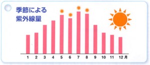 紫外線にご注意を！